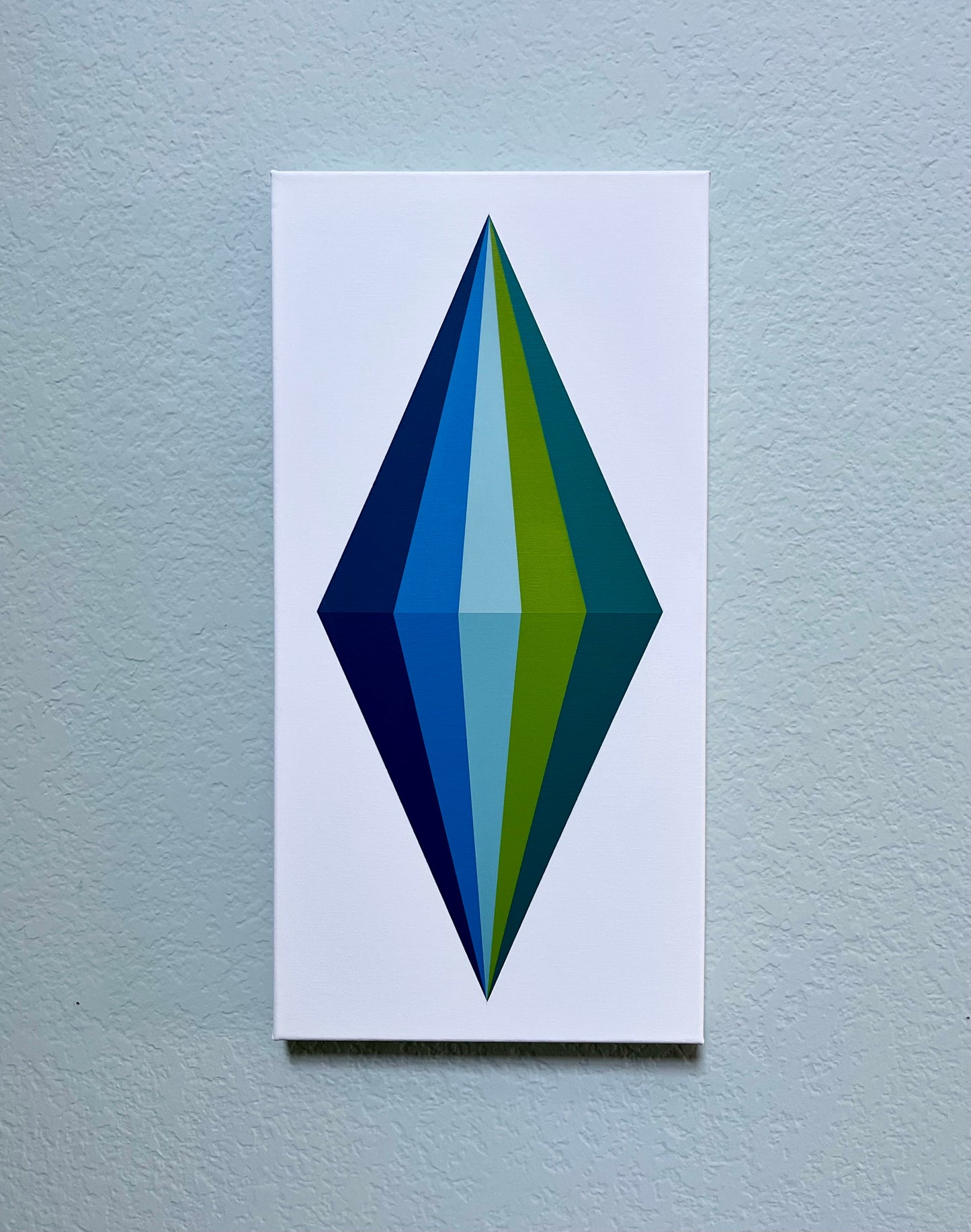 A Bright Light in blue/green