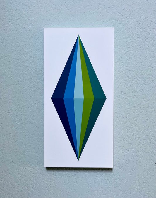 A Bright Light in blue/green